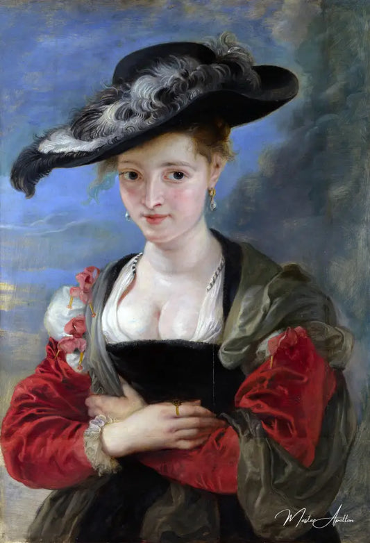 Le Chapeau de paille - Peter Paul Rubens - Reproductions de tableaux et peintures haut de gamme