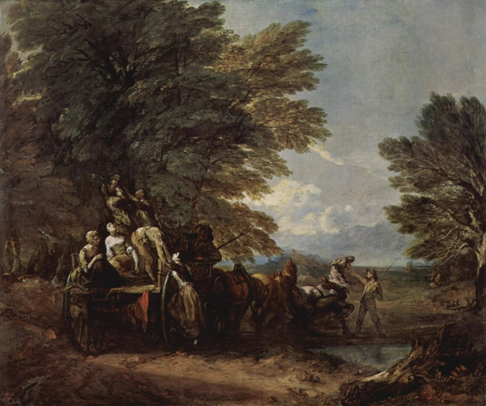 Le chariot de récolte - Thomas Gainsborough - Alpha Reproduction