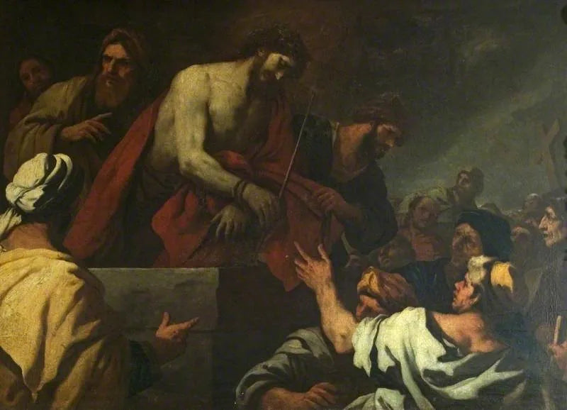 Le Christ a conduit au Calvaire - Luca Giordano image 1 reproduction de peinture à l’huile