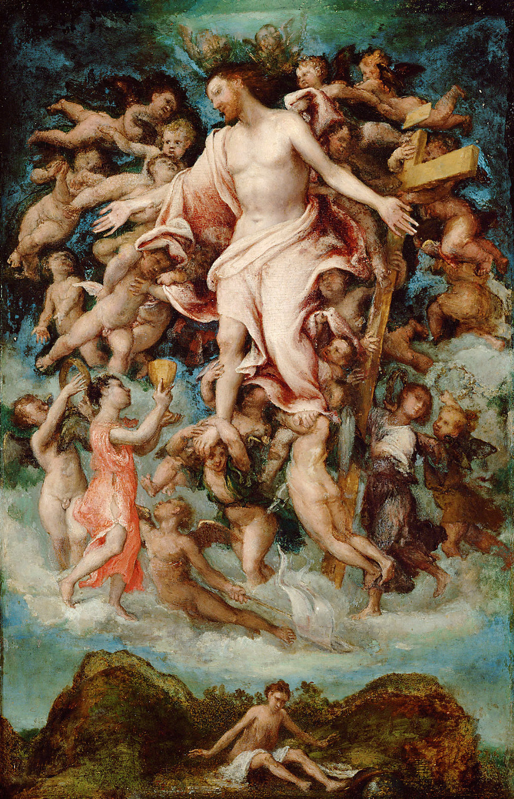 Le Christ donnant son sang - Lorenzo Lotto image 1 reproduction réalisée par Alpha Reproduction