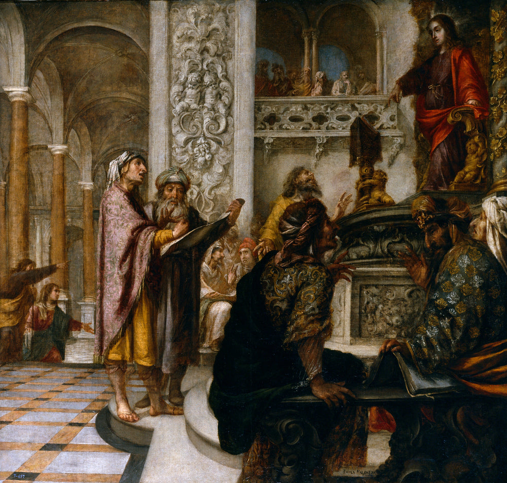 Le Christ en désaccord avec les Docteurs - Juan de Valdés Leal - Alpha Reproduction