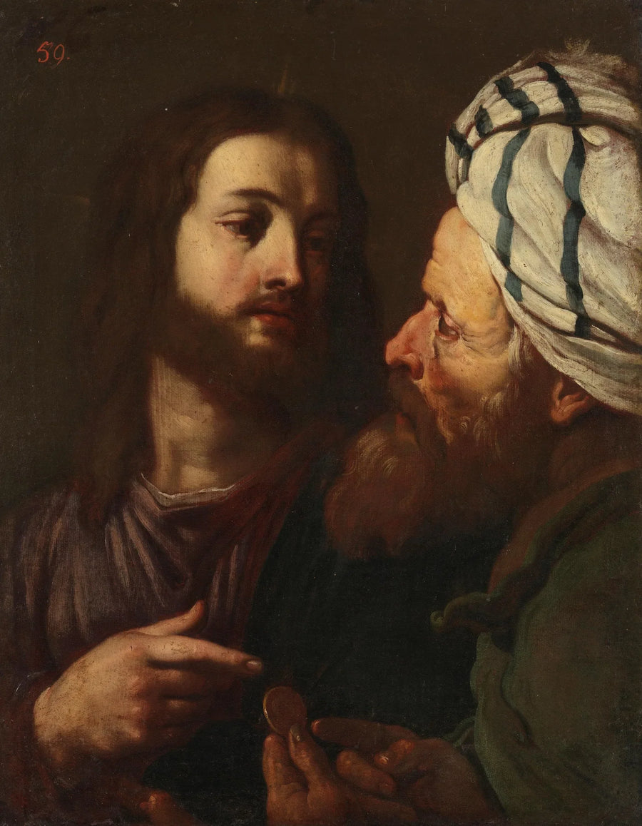 المسيح ومانح المال - غيرسينو