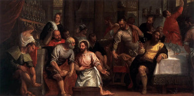 Le Christ lavant les pieds des disciples - Paul Véronèse - Alpha Reproduction