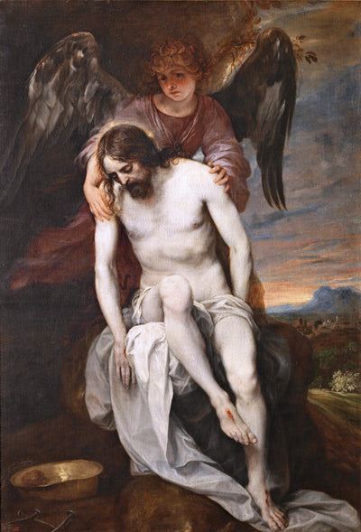 Le Christ mort porté par un Ange - Alonso Cano - Alpha Reproduction