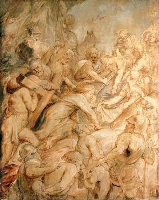 المسيح حاملاً الصليب، 1634-1637 - بيتر بول روبنز