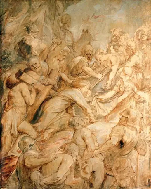 المسيح حاملاً الصليب، 1634-1637 - بيتر بول روبنز