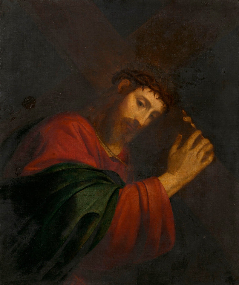 المسيح حاملاً الصليب - أندريا ساكي