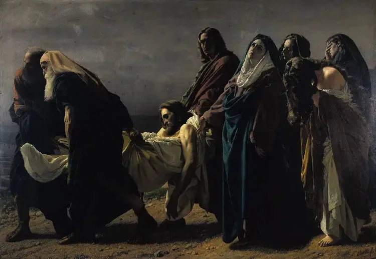 المسيح الملقى في القبر - أنطونيو تشيزيري