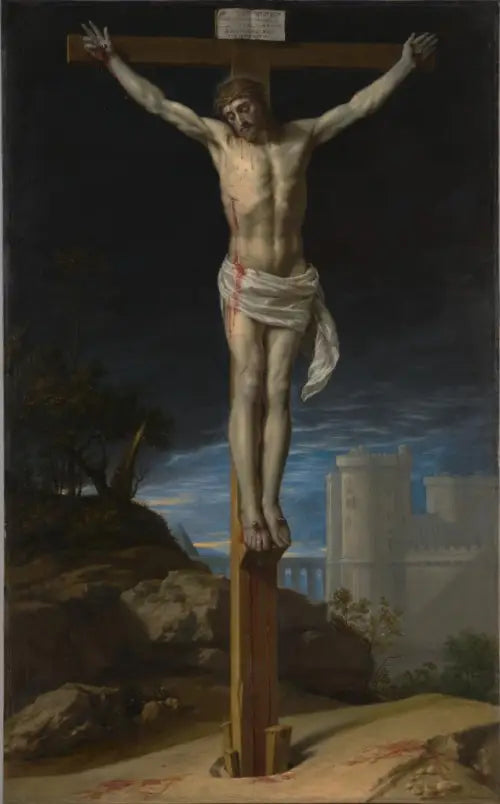 Le Christ sur la croix - Philippe de Champaigne image 1 reproduction d’œuvre d’art à l’huile