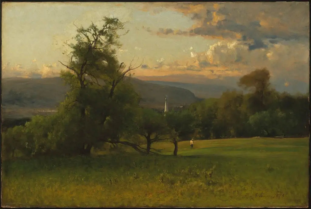 Le clocher de l’église - George Inness - Alpha Reproduction