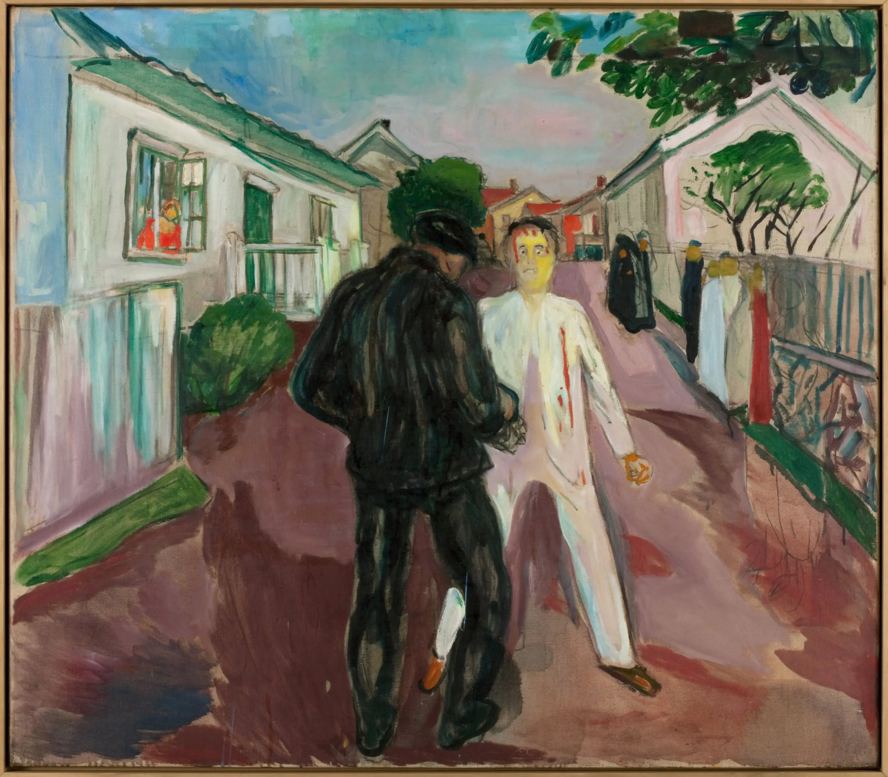 Reproduction du tableau « Le Combat - Edvard Munch » par Alpha Reproduction en peinture à l’huile
