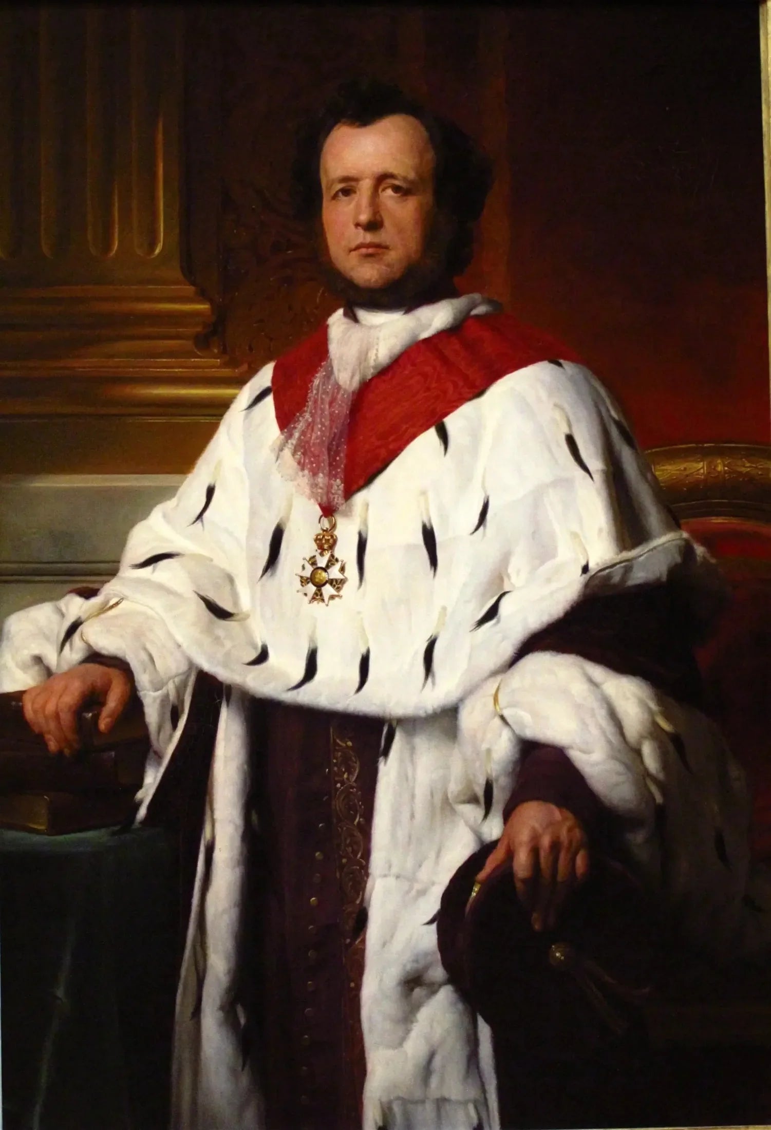 Le comte Narcisse-Achille de Salvandy - Paul Delaroche image 1 copie de tableau peinte à la main