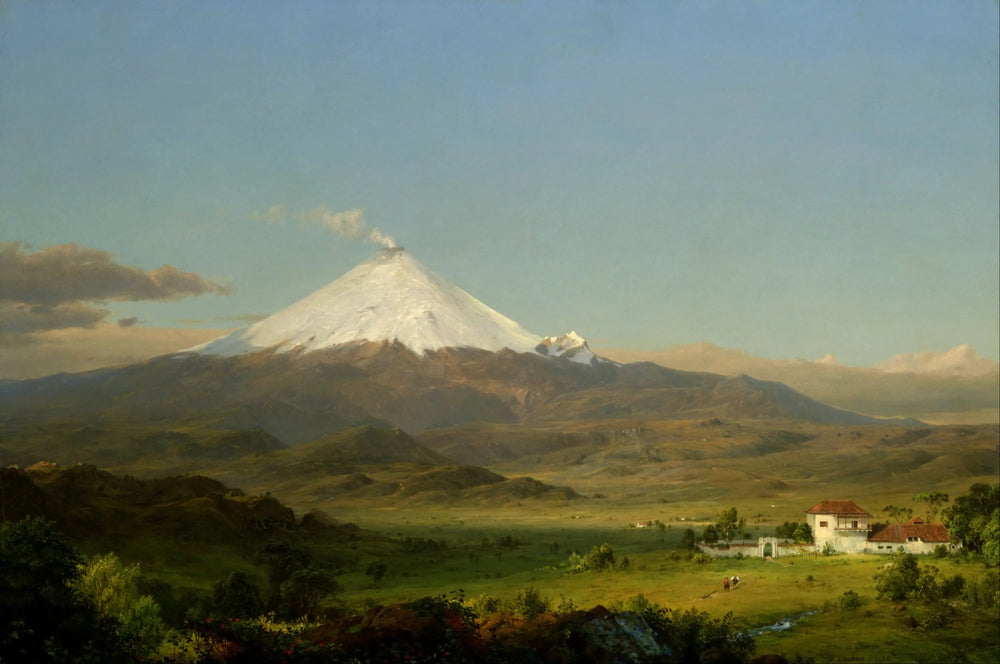 Le Cotopaxi - Frederic Edwin Church image 1 copie peinte à la main à l’huile
