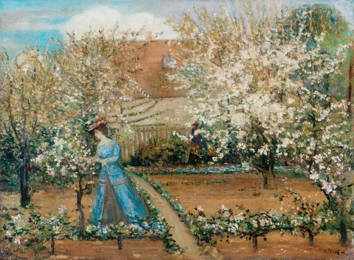 Le Cottage, Giverny - Charles Conder image 1 copie de tableau peinte à la main