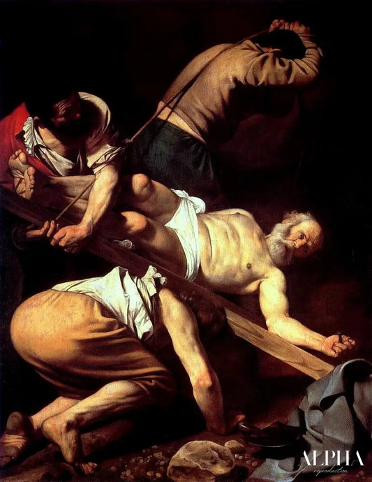 Le Crucifiement de saint Pierre - Caravage - Reproductions de tableaux et peintures haut de gamme