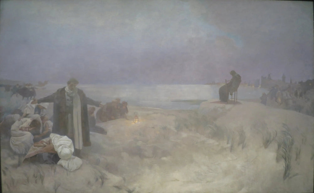 Le Dernier Jour de Jan Amos Komenský - Alphonse Mucha - Alpha Reproduction
