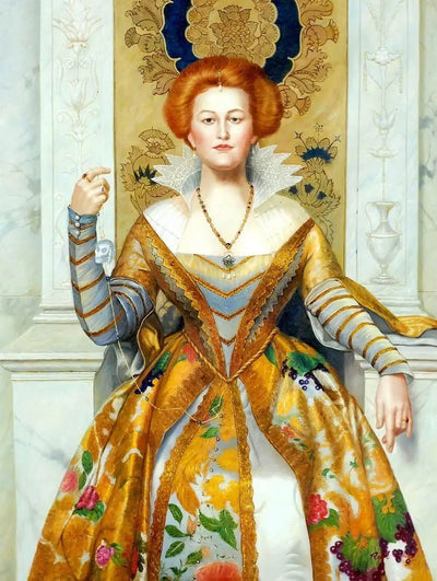 Reproduction du tableau « Le Diable Blanc - John Collier » par Alpha Reproduction en peinture à l’huile