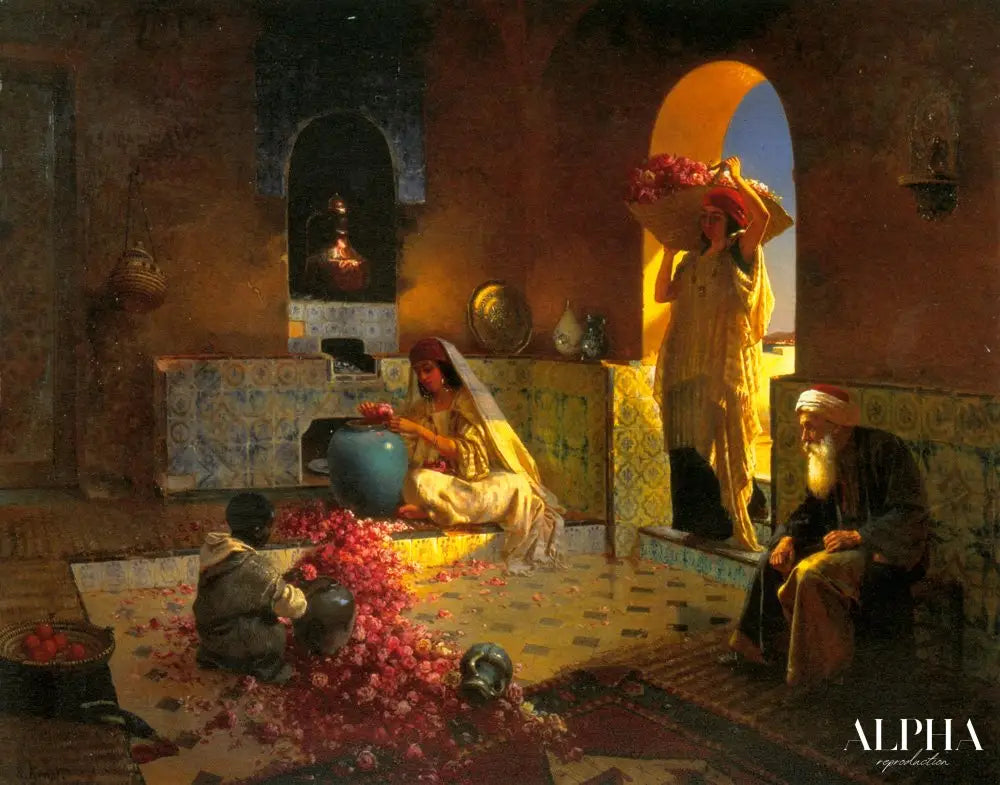 Le fabricant de parfums - Rudolf Ernst - Reproductions de tableaux et peintures haut de gamme