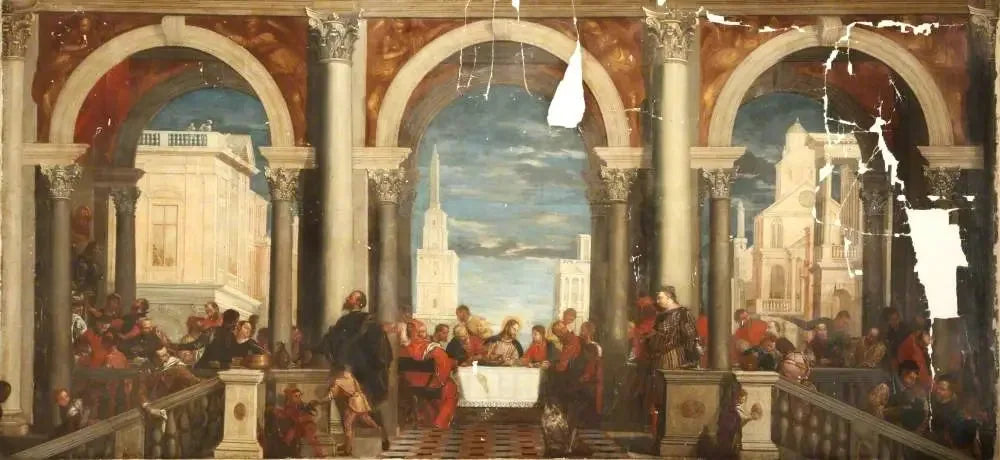Le festin dans la maison de Lévi - Paul Véronèse image 1 tableau peint à l’huile sur toile