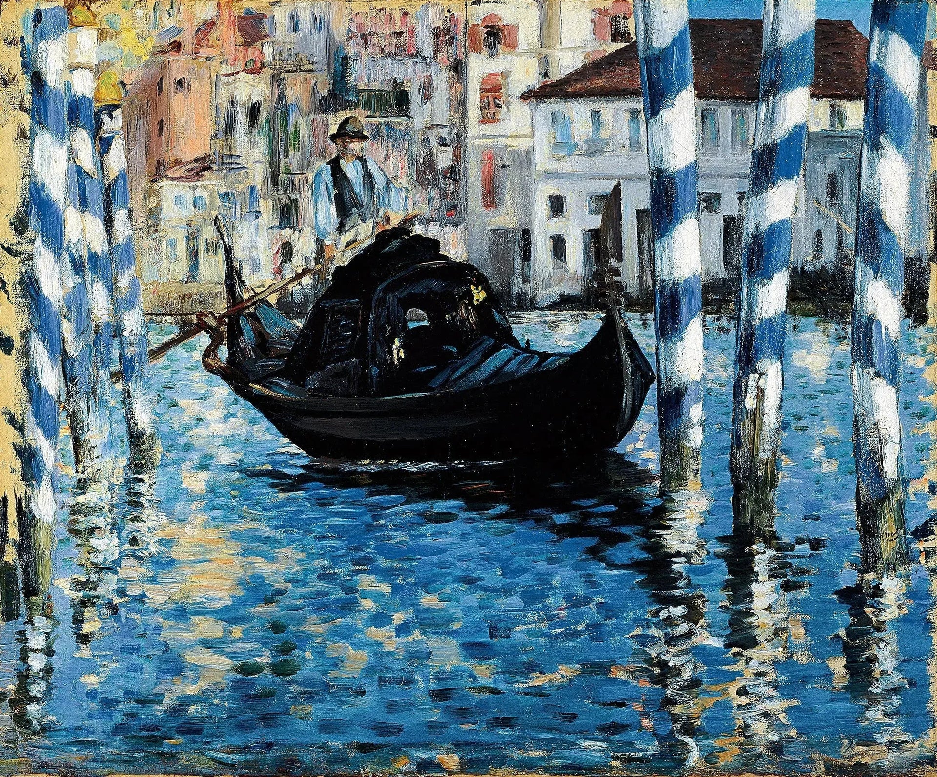 Le Grand Canal à Venise - Édouard Manet image 1 tableau peint à l’huile sur toile