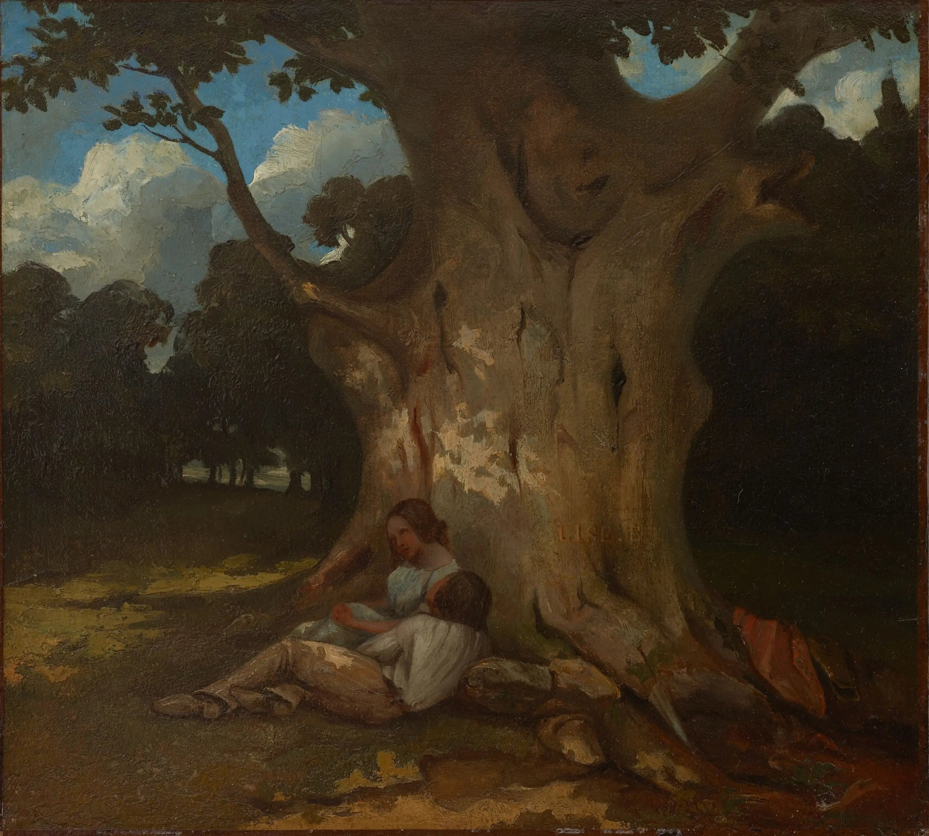 Le Gros Chêne - Gustave Courbet - Alpha Reproduction
