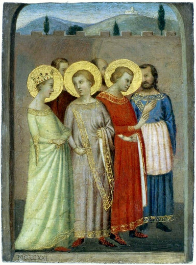 Le Groupe de saints. - Bernardo Daddi - Alpha Reproduction