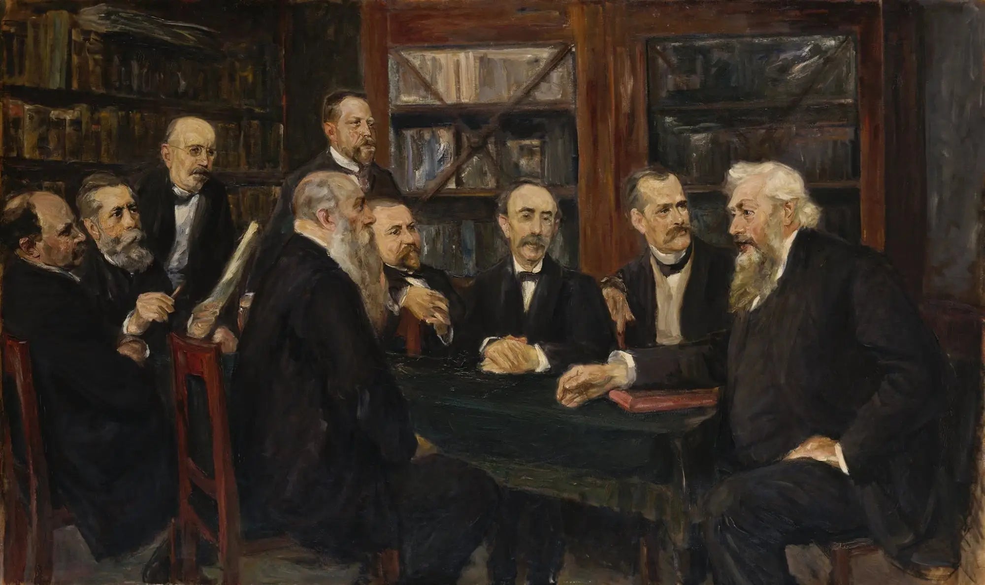 Le Hamburgische Professorenkonvent - Max Liebermann - Alpha Reproduction