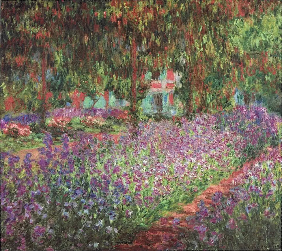 Reproduction du tableau « Le Jardin de l'artiste à Giverny - Claude Monet » par Alpha Reproduction en peinture à l’huile