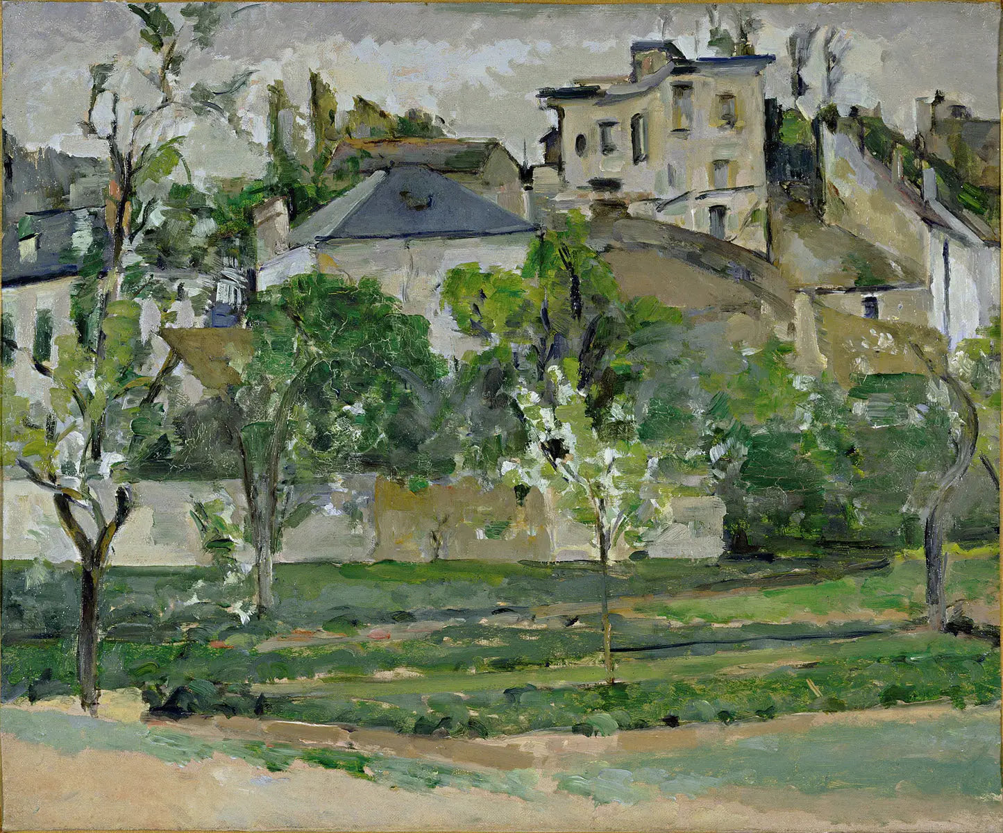 Reproduction du tableau « Le Jardin de Maubuisson, Pontoise - Paul Cézanne » par Alpha Reproduction en peinture à l’huile