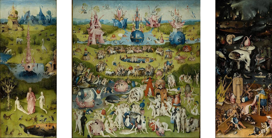 Le Jardin des délices - Hieronymus Bosch image 1 copie peinte à la main à l’huile