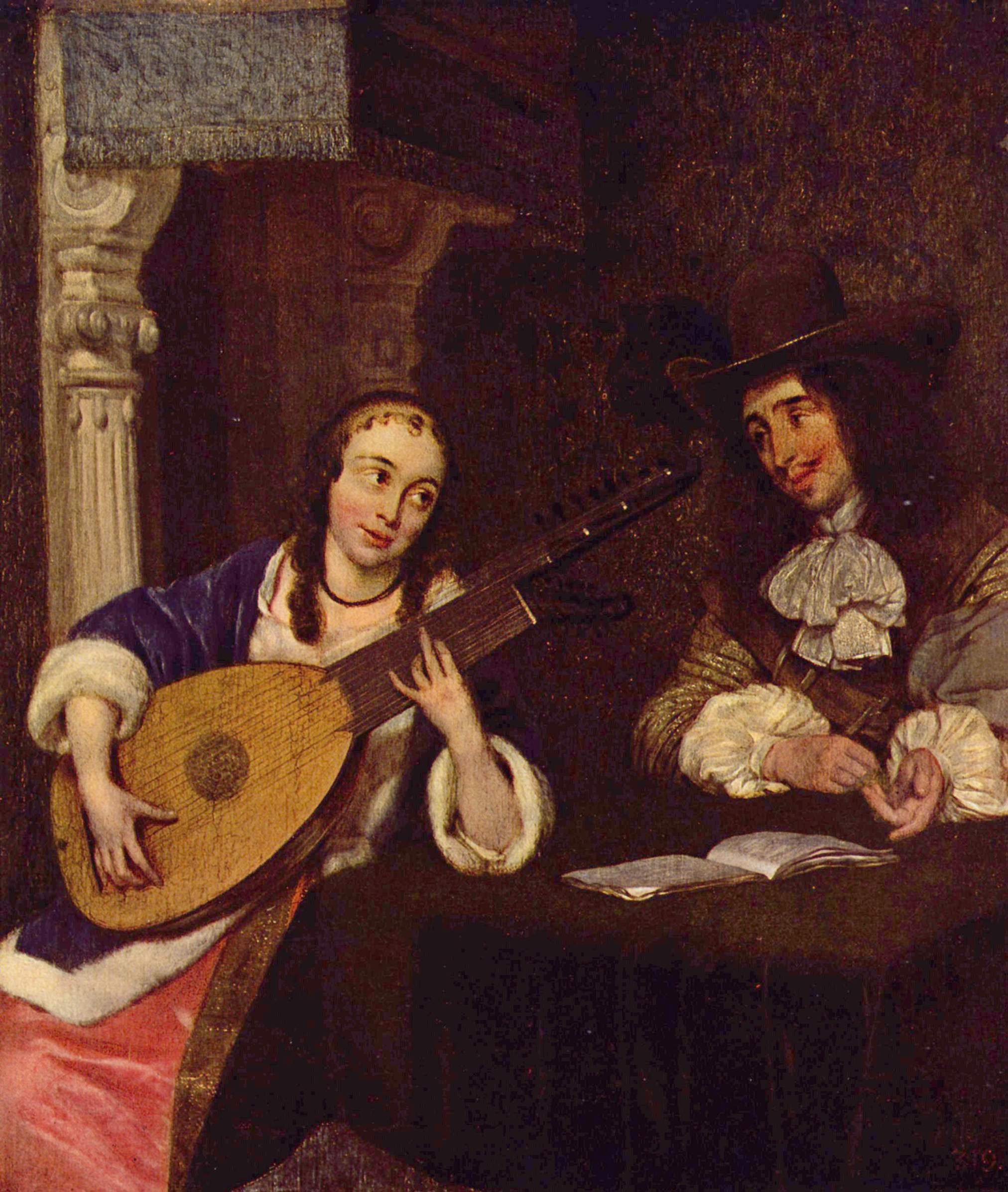 Le joueur de luth - Gerard ter Borch