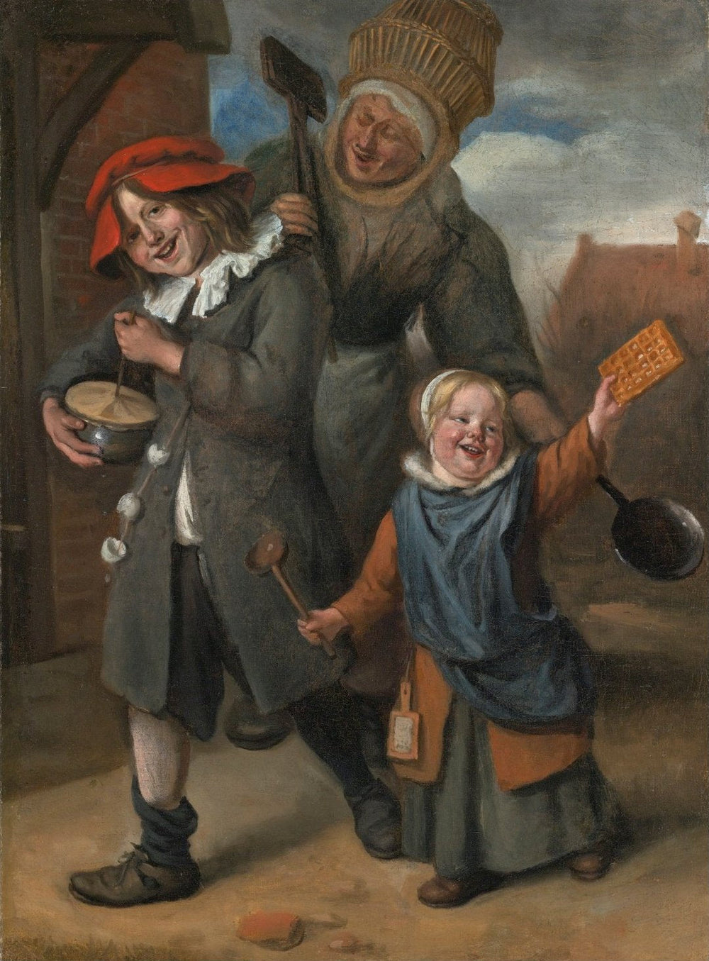 Le joueur de Rommelpot - Jan Steen