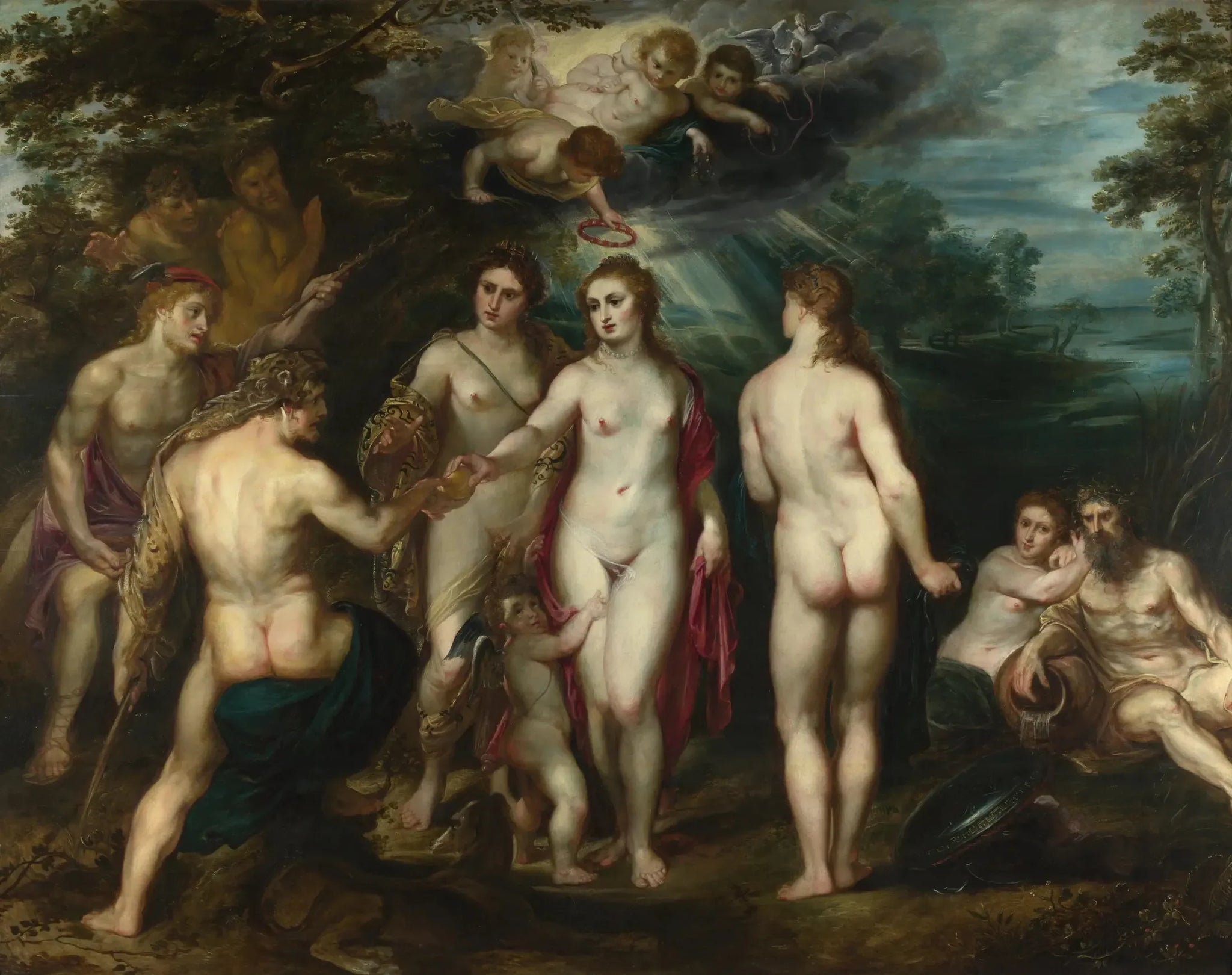Le Jugement de Pâris - Peter Paul Rubens image 1 reproduction d’œuvre d’art à l’huile