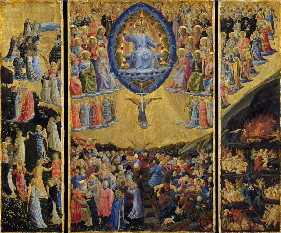 Le Jugement dernier - Fra Angelico image 1 reproduction artisanale de tableau
