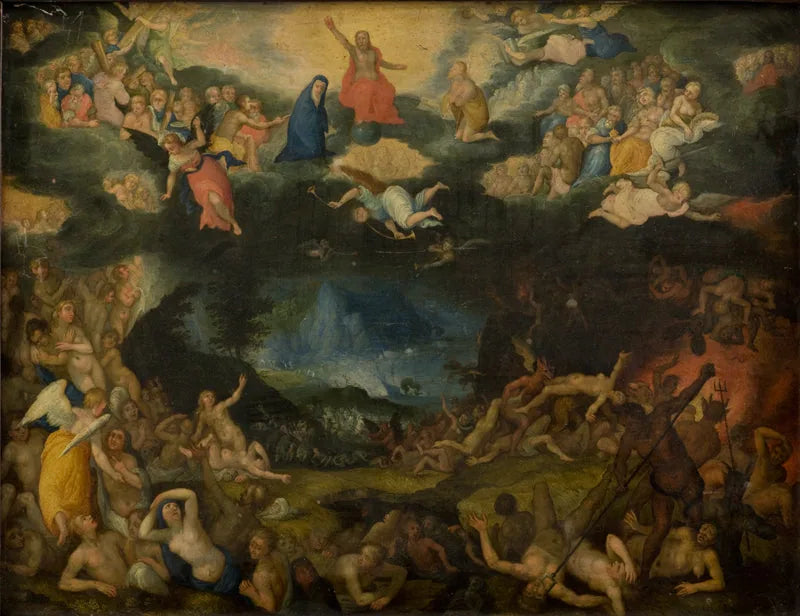 Le Jugement dernier - Jan Brueghel l'Ancien image 1 copie de tableau peinte à la main