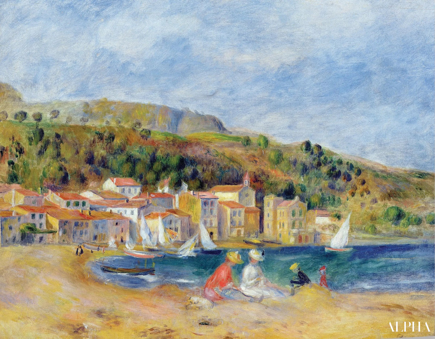 Le Lavandou - Pierre-Auguste Renoir - Reproductions de tableaux et peintures haut de gamme