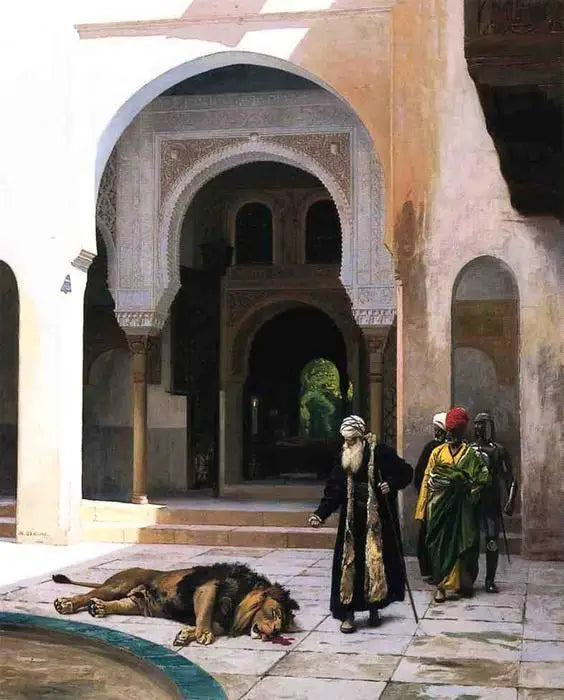 الأسد الملعون - جان ليون جيروم