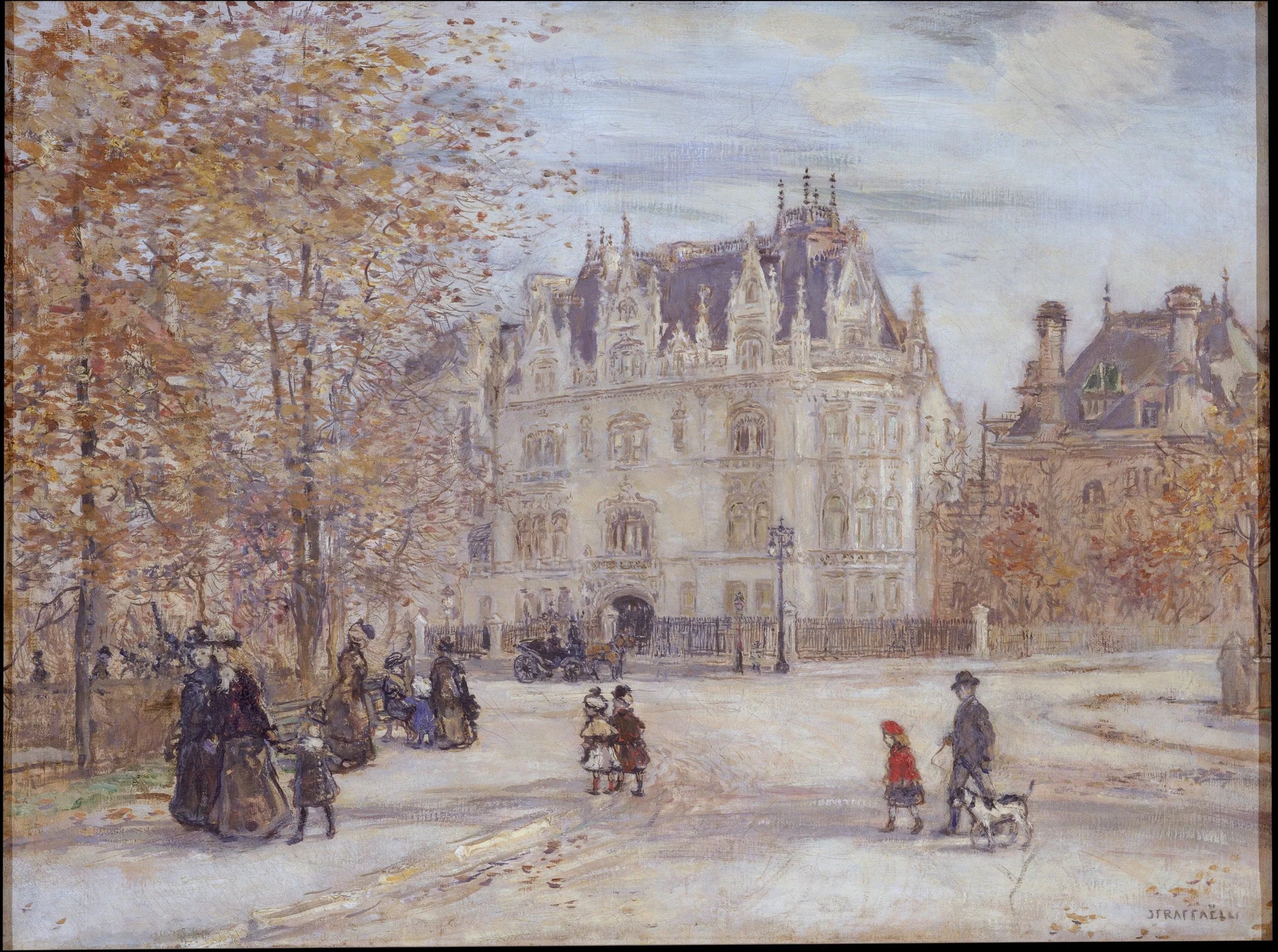 Le manoir Fletcher, New York - Jean-François Raffaëlli image 1 reproduction réalisée par Alpha Reproduction