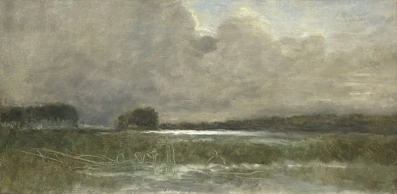 Le Marais d'Arleux - Jean-Baptiste Camille Corot image 1 reproduction d’œuvre d’art à l’huile