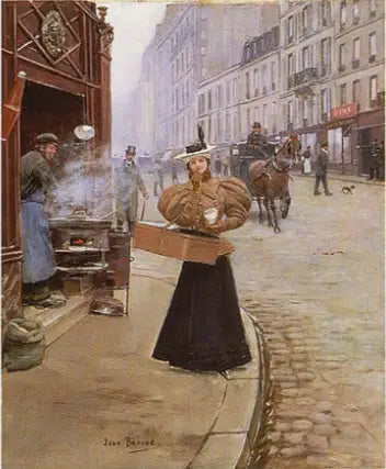 Le Marchand de marrons - Jean Béraud - Alpha Reproduction