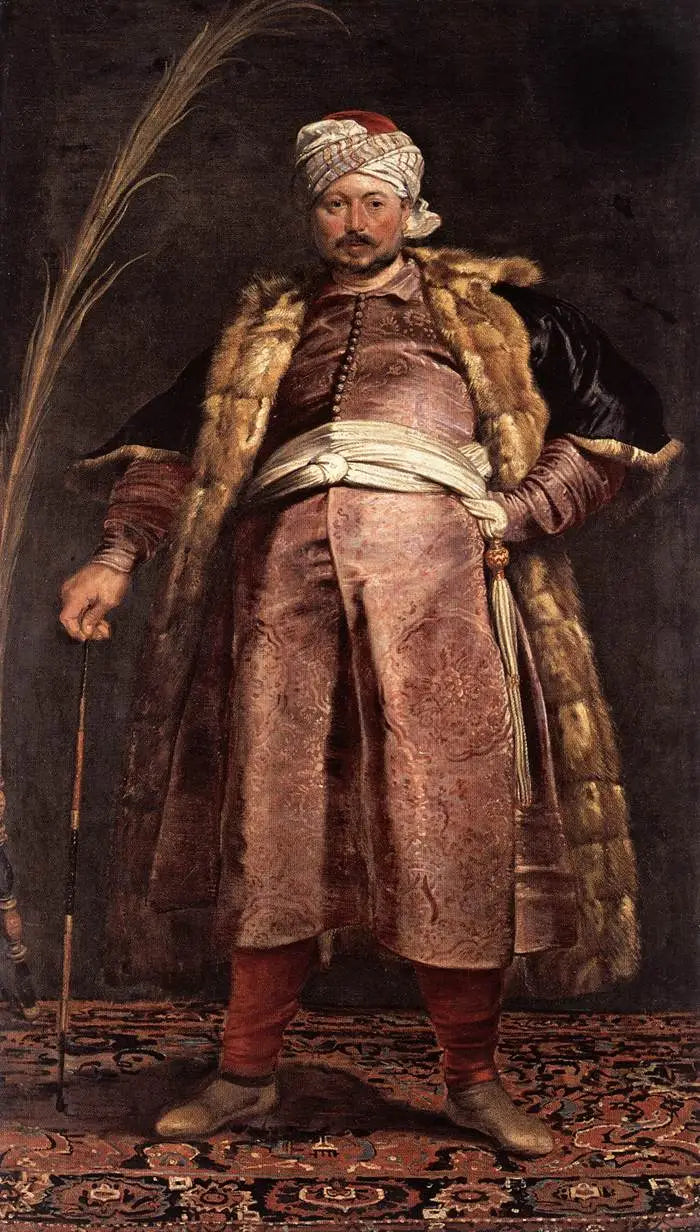 Le marchand Nicolas des Respaigne en pèlerin de Jérusalem - Peter Paul Rubens image 1 reproduction artisanale de tableau
