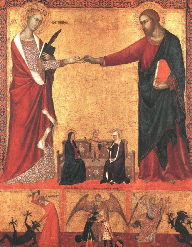 الزواج الصوفي للقديسة كاترين - بارنا دا سيينا