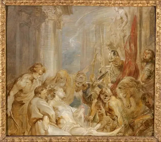 مذبحة القديس أدريان، حوالي 1615-1621 - بيتر بول روبنز