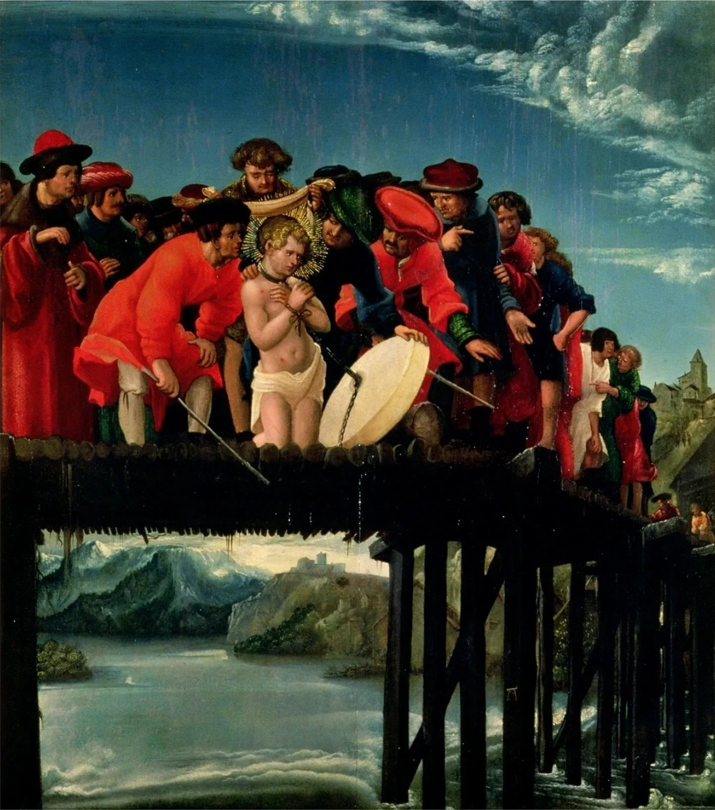 Le Martyre de saint Florian - Albrecht Altdorfer image 1 copie peinte à la main à l’huile