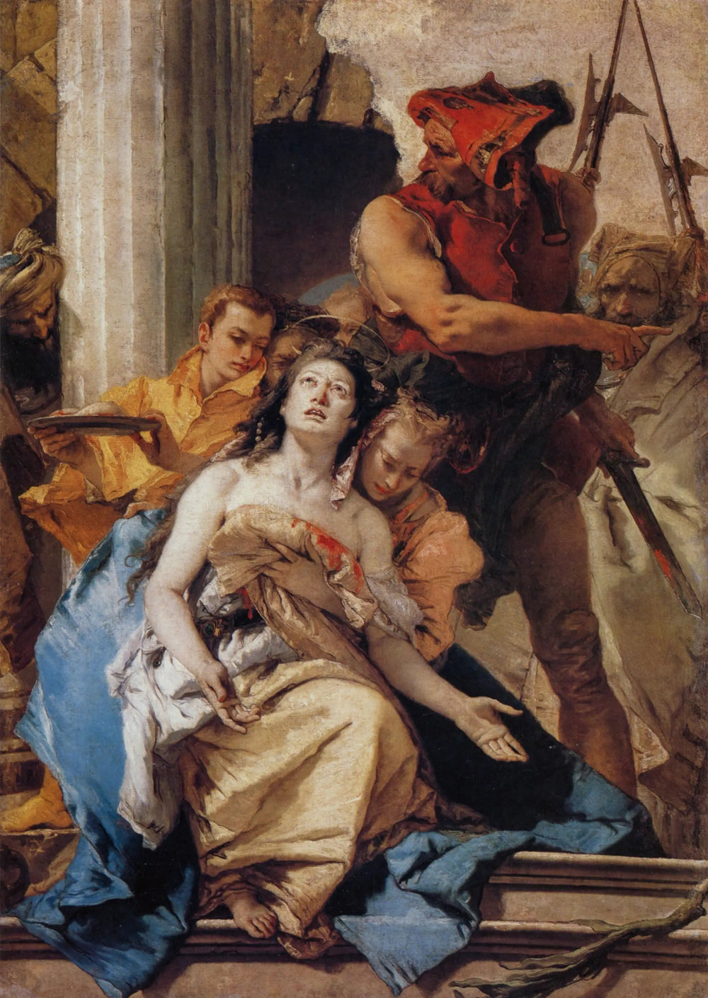 Le Martyre de sainte Agathe - Giovanni Battista Tiepolo image 1 copie de tableau peinte à la main