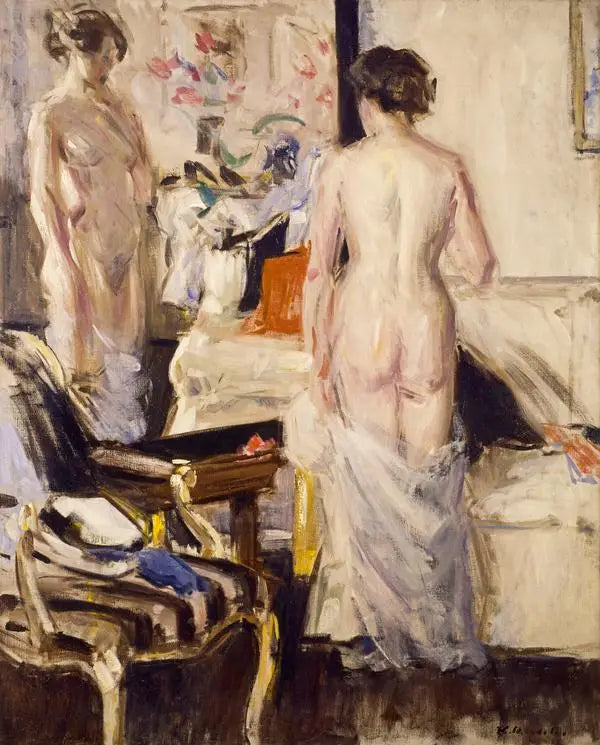 Le modèle - Francis Cadell image 1 reproduction artisanale de tableau