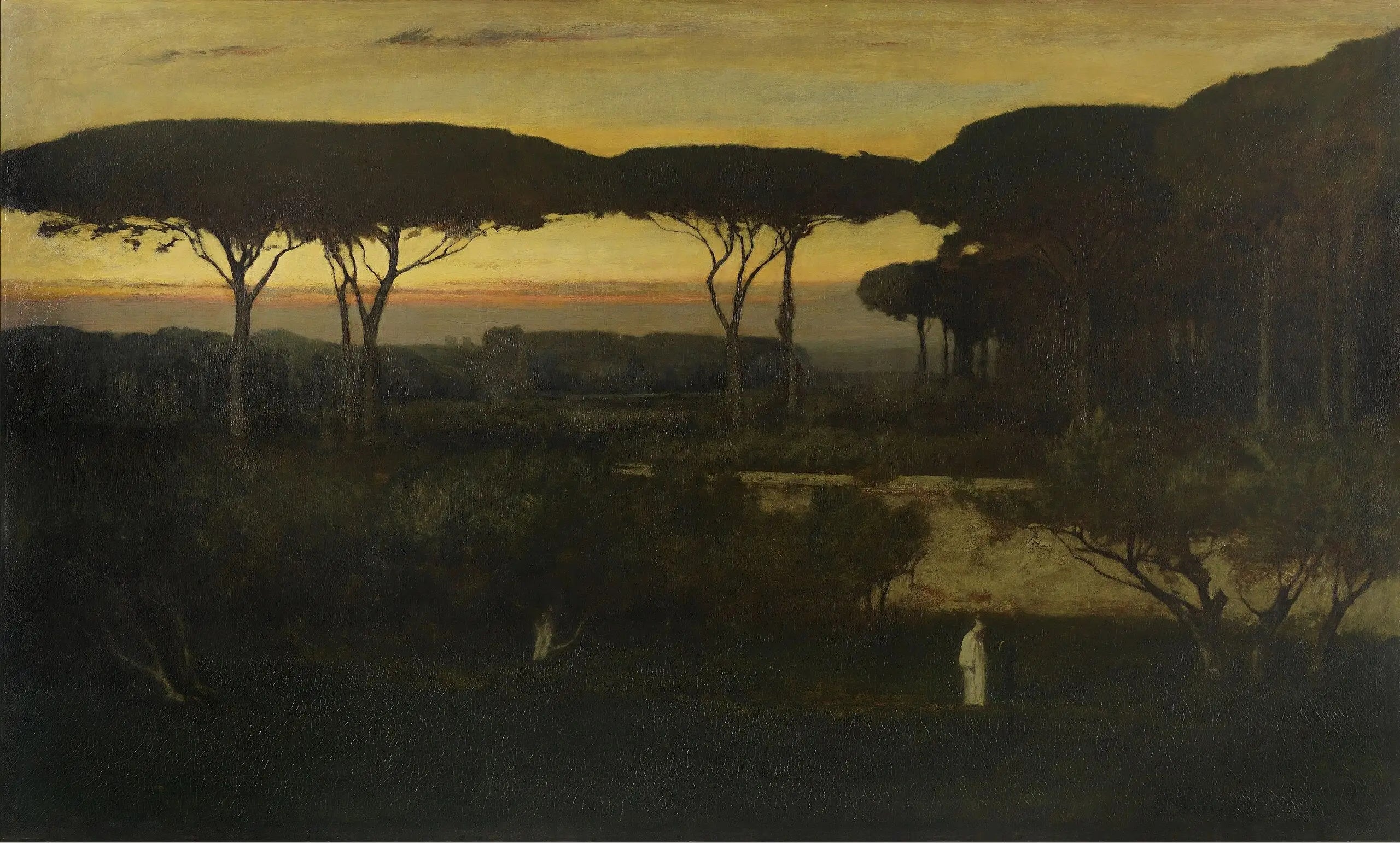 Le moine - George Inness - Alpha Reproduction