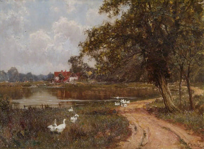Le Mole à Brockham Surrey - Edward Wilkins Waite - Alpha Reproduction