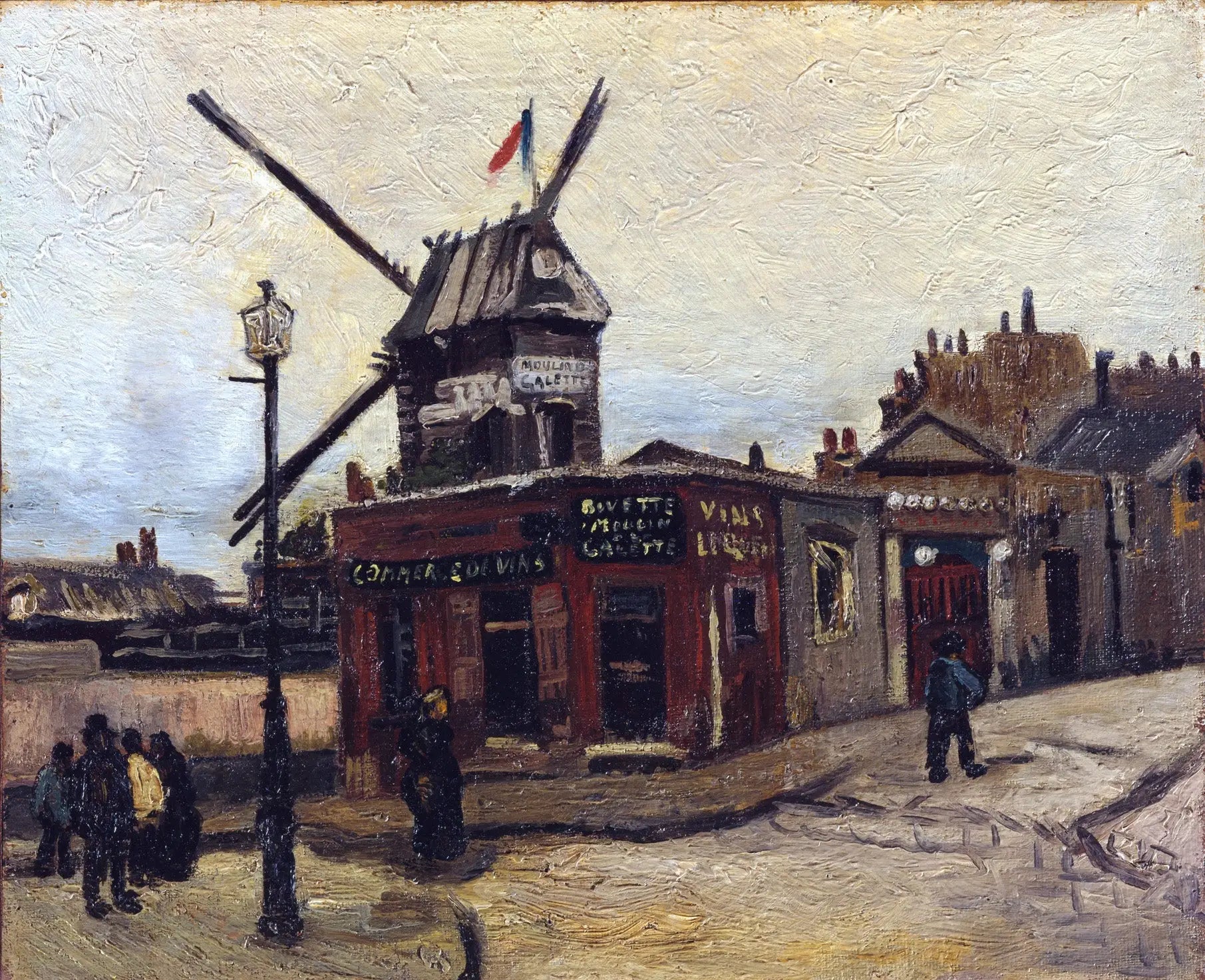 Reproduction du tableau « Le Moulin de la Galette - Vincent van Gogh » par Alpha Reproduction en peinture à l’huile
