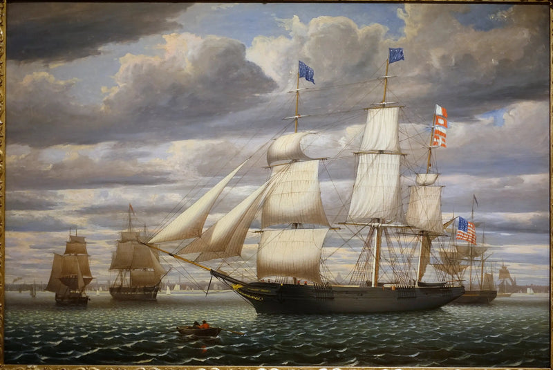 السفينة ساوثرن كروس في ميناء بوسطن، 1851 - فيتز هنري لين